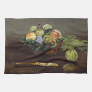 Edouard Manet - Korb mit Früchten Geschirrtuch