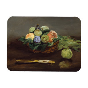 Edouard Manet - Korb mit Früchten Magnet