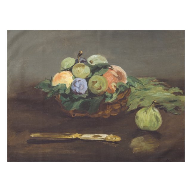 Edouard Manet - Korb mit Früchten Tischdecke (Vorderseite (Horizontal))