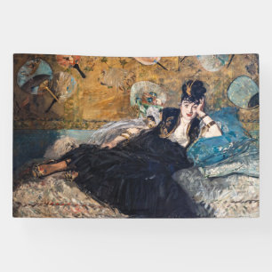 Edouard Manet - Lady with Fans Banner