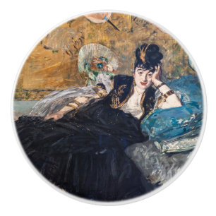 Edouard Manet - Lady with Fans Keramikknauf