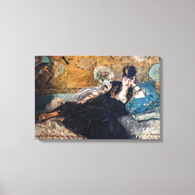 Edouard Manet - Lady with Fans Leinwanddruck (Vorderseite)