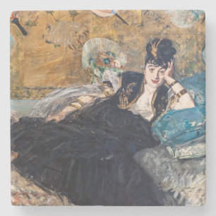 Edouard Manet - Lady with Fans Steinuntersetzer