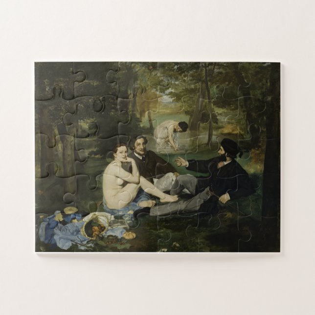 Édouard Manet, Le Déjeuner sur l’herbe, 1863 Puzzle (Horizontal)