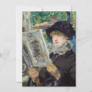 Edouard Manet - Lesende Frau Einladung