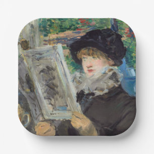 Edouard Manet - Lesende Frau Pappteller