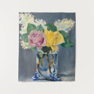 Edouard Manet - Lilacs und Rose Wandteppich
