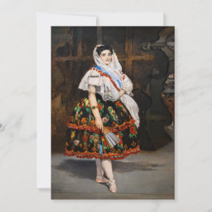 Edouard Manet - Lola de Valence Dankeskarte