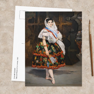 Edouard Manet - Lola de Valence Postkarte