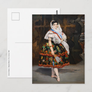 Edouard Manet - Lola de Valence Postkarte