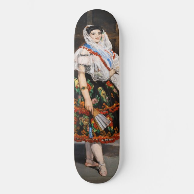 Edouard Manet - Lola de Valence Skateboard (Vorderseite)