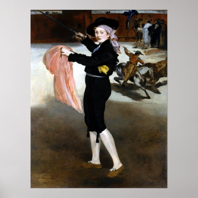 Édouard Manet Mademoiselle / Kostüm der Espada Poster (Vorne)