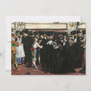 Edouard Manet - Maskenball in der Oper Dankeskarte