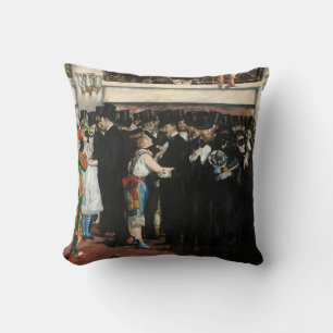 Edouard Manet - Maskenball in der Oper Kissen