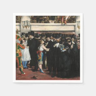 Edouard Manet - Maskenball in der Oper Serviette