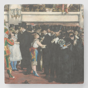 Edouard Manet - Maskenball in der Oper Steinuntersetzer
