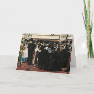 Edouard Manet - Maskierter Ball an der Oper Karte