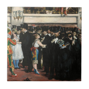 Edouard Manet - Maskierter Ball im Opernhaus Fliese