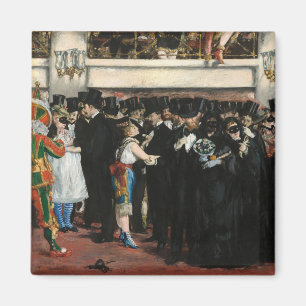 Edouard Manet - Maskierter Ball im Opernhaus Magnet