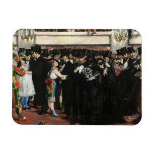 Edouard Manet - Maskierter Ball im Opernhaus Magnet
