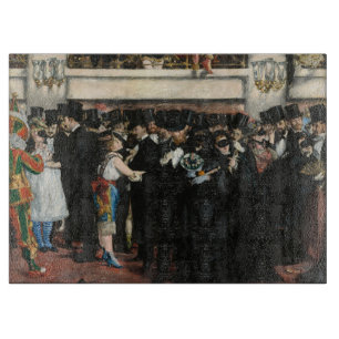 Edouard Manet - Maskierter Ball im Opernhaus Schneidebrett