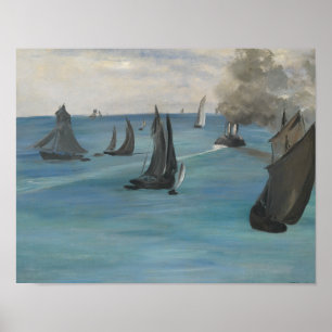 Edouard Manet - Meerblick, ruhiges Wetter Poster