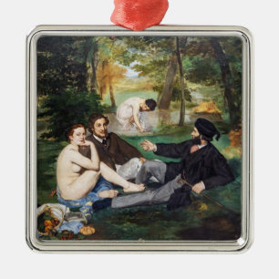 Edouard Manet - Mittagessen im Gras Ornament Aus Metall