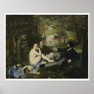 Edouard Manet - Mittagessen im Gras Poster