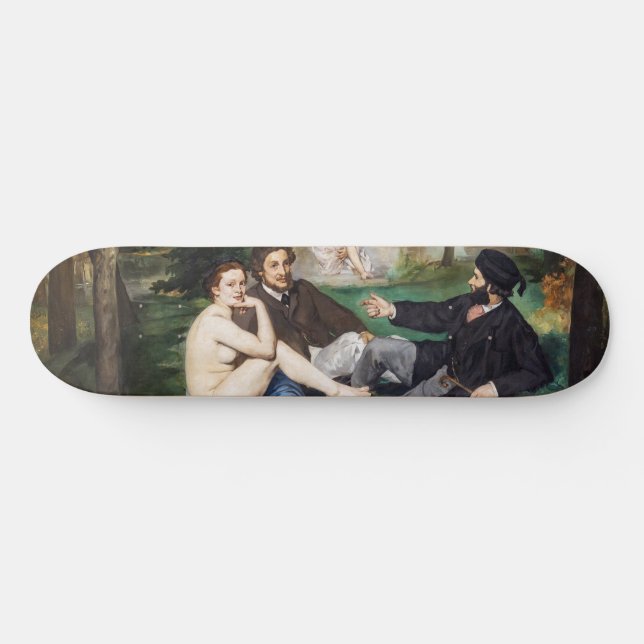 Edouard Manet - Mittagessen im Gras Skateboard (Horizontal)