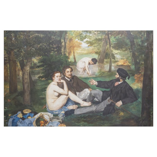 Edouard Manet - Mittagessen im Gras Stoff (Yard (91,4 cm))