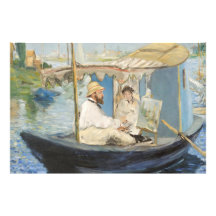 Edouard Manet - Monetmalerei auf seinem Studio-Boo