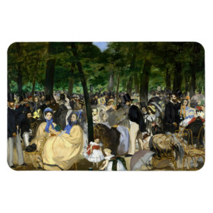 Edouard Manet - Musik im Tuilerien-Garten Magnet
