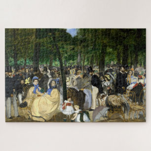 Edouard Manet - Musik im Tuilerien-Garten Puzzle