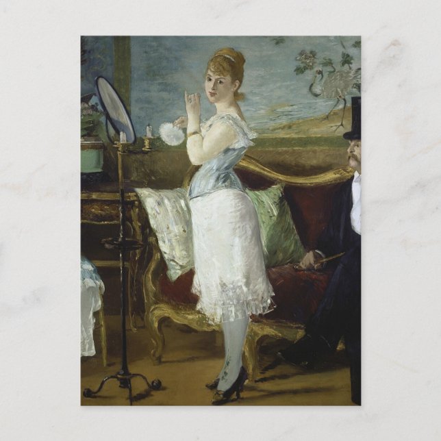 Édouard Manet, Nana, 1877 Postkarte (Vorderseite)