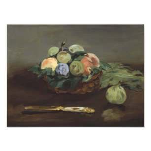 Edouard Manet - Obstkorb Fotodruck