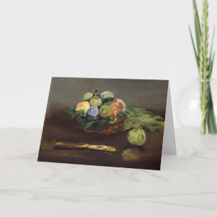 Edouard Manet - Obstkorb Karte