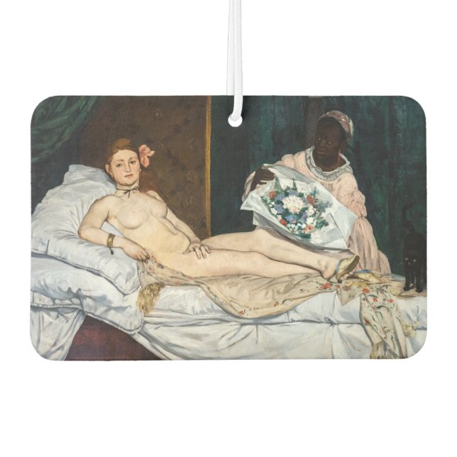 Edouard Manet - Olympia Autolufterfrischer (Vorderseite)
