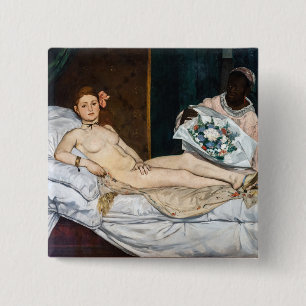 Edouard Manet - Olympia Button