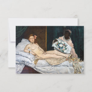 Edouard Manet - Olympia Dankeskarte