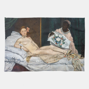 Edouard Manet - Olympia Geschirrtuch