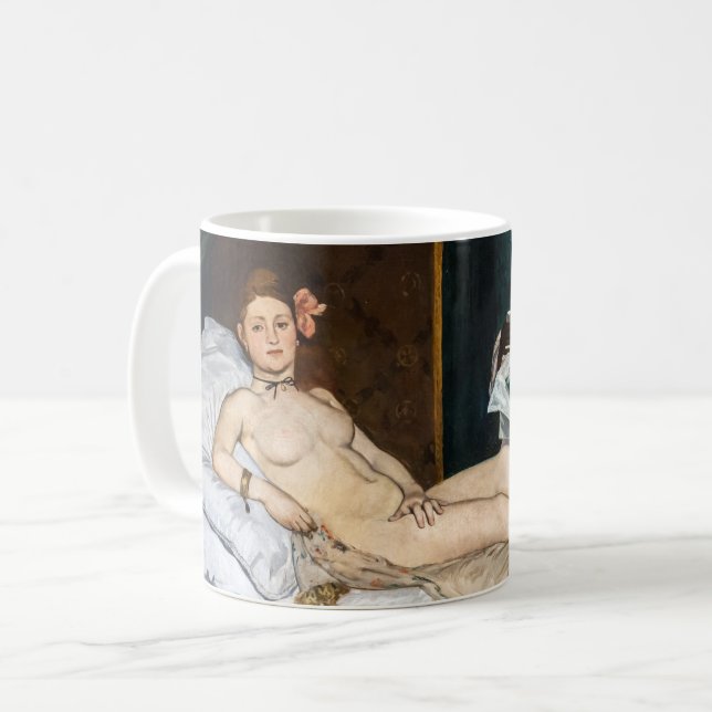 Edouard Manet - Olympia Kaffeetasse (Vorderseite Links)