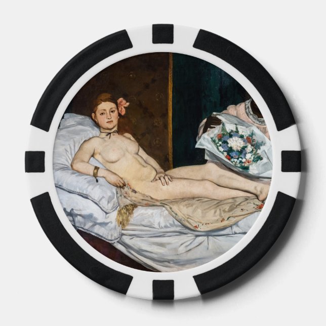Edouard Manet - Olympia Pokerchips (Vorderseite)