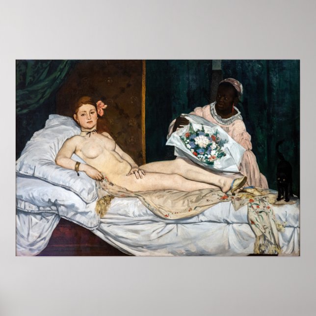 Edouard Manet - Olympia Poster (Vorne)