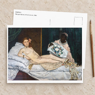 Edouard Manet - Olympia Postkarte