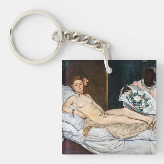 Edouard Manet - Olympia Schlüsselanhänger (Vorderseite)