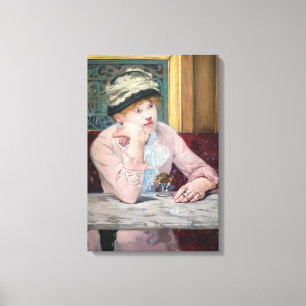 Edouard Manet - Pflaumenbrandy Leinwanddruck