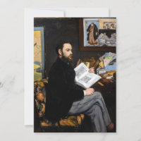 Edouard Manet - Portrait von Emile Zola