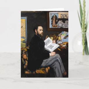 Edouard Manet - Portrait von Emile Zola Karte