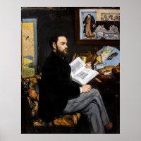 Edouard Manet - Portrait von Emile Zola