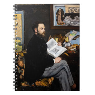 Edouard Manet - Porträt von Emile Zola Notizblock
